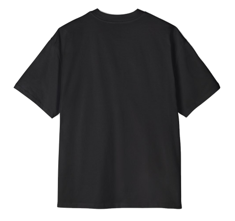 ZS4010 Oversized Short Sleeve Tee Black